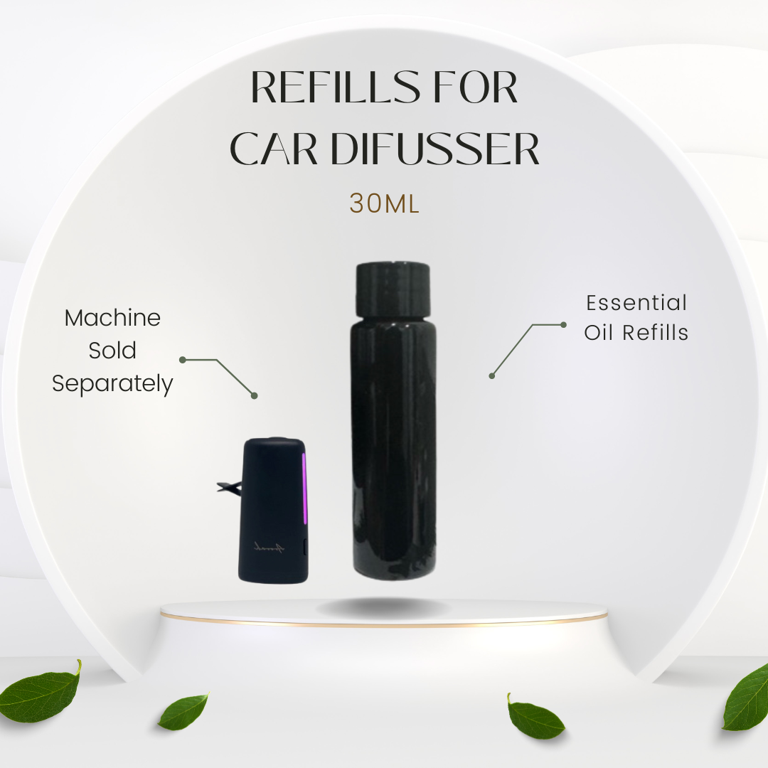 Car Diffuser Refills For GlowVent Machine - 30ML