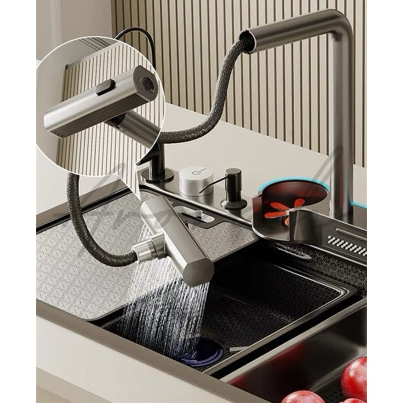 Alien Faucet Hydropower LED Kitchen Sink Set 2024