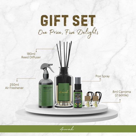 Lemongrass Bundle 5in1 Home Mosquito Repellent Home Essential Gift Set