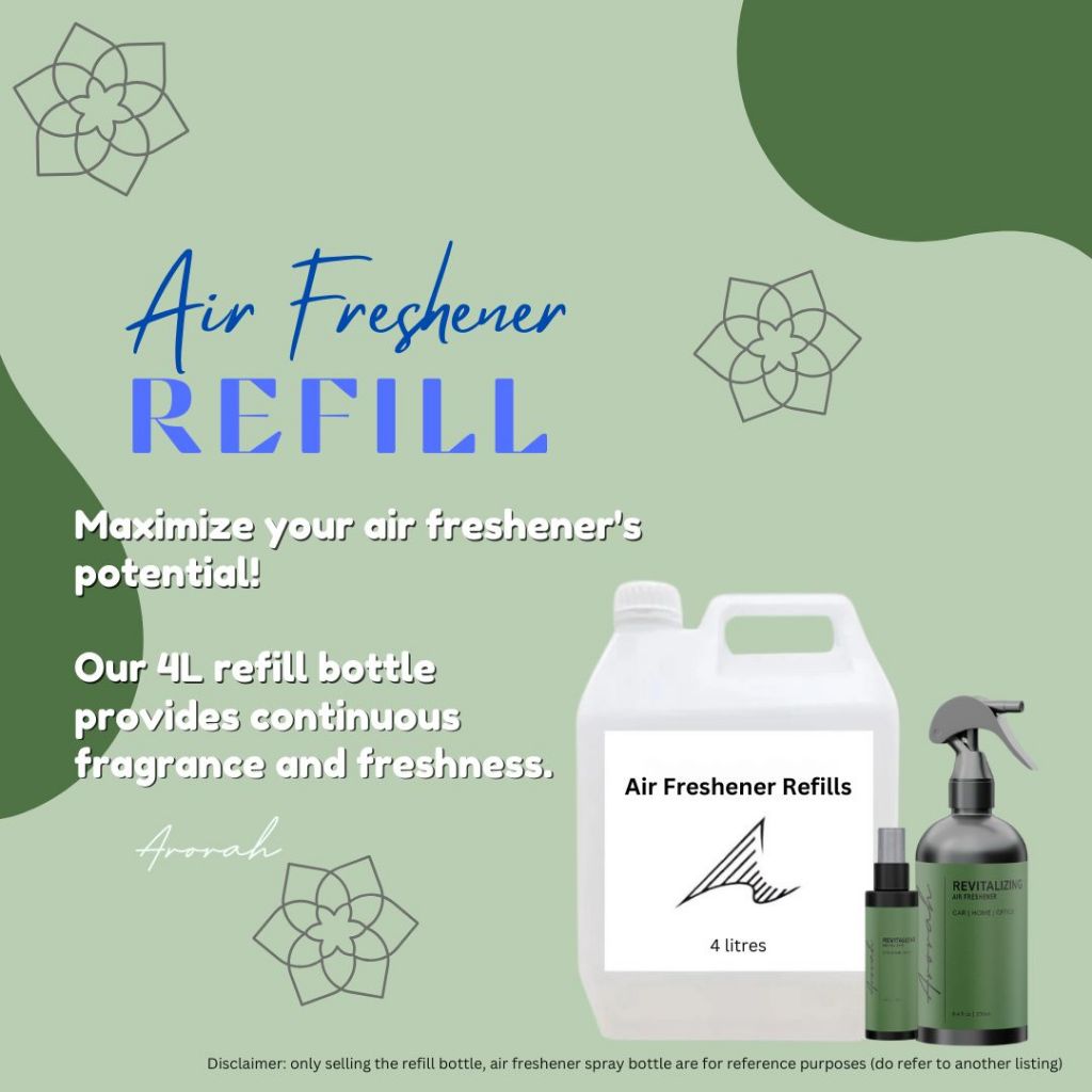 Air Freshener 4L, Premium Quality Refill Ready To Use